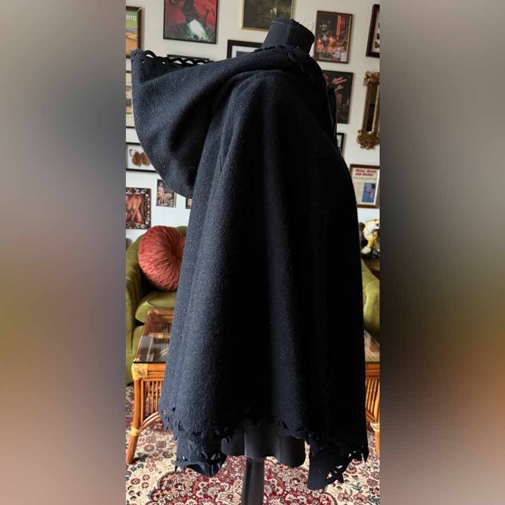 Vintage Handmade Wool Cape